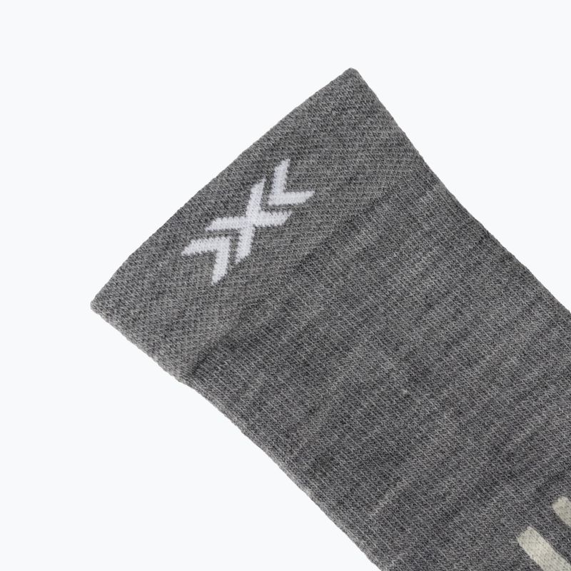 Чорапи X-Socks Hike Discover Merino Crew seal grey/light sand 3