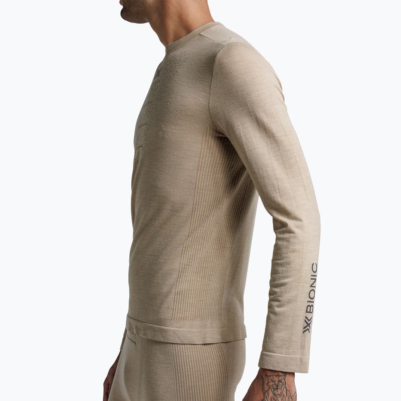 Мъжка термоактивна блуза X-Bionic Mightywool sand 5