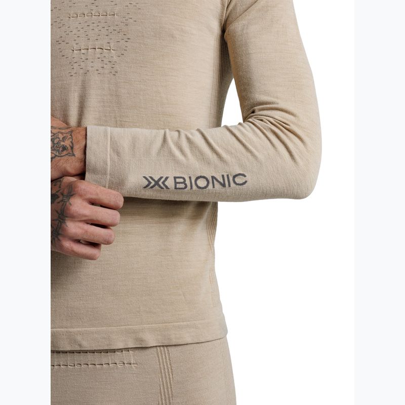 Мъжка термоактивна блуза X-Bionic Mightywool sand 9
