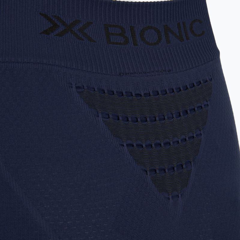 Дамски термоактивни панталони X-Bionic Invent Graphics 3/4 marine/grey/light grey 5