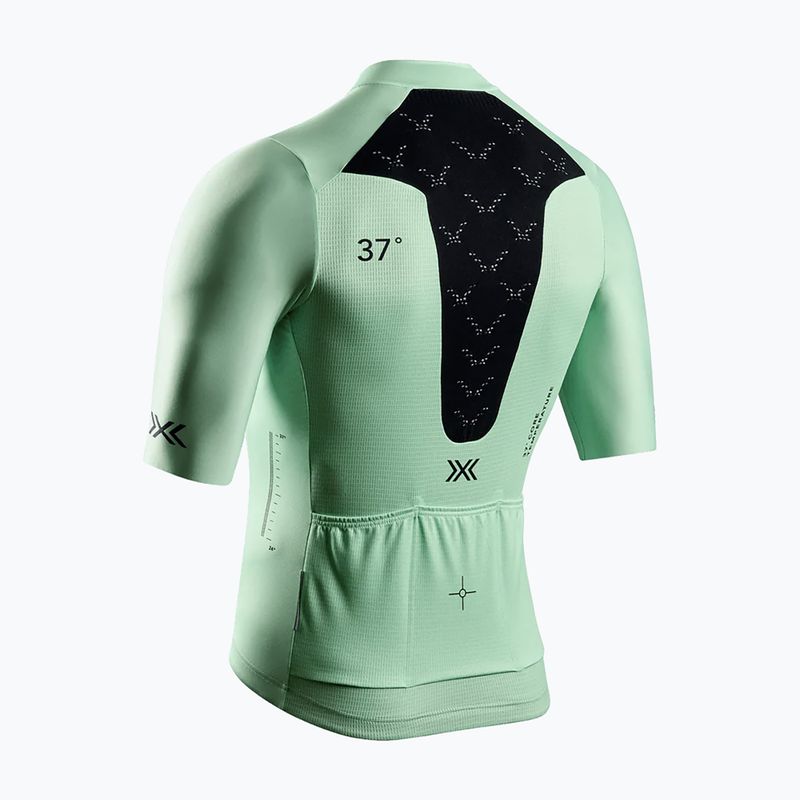 Мъжка тениска за колоездене X-Bionic Corefusion Ride Jersey digital lime 2