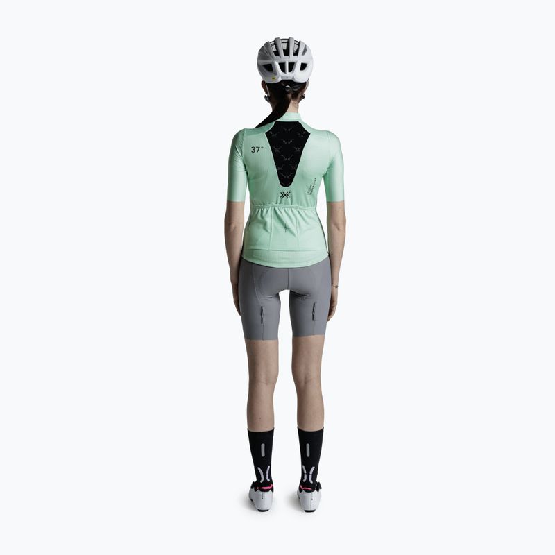 Дамска тениска за колоездене X-Bionic Corefusion Ride Jersey digital lime 3