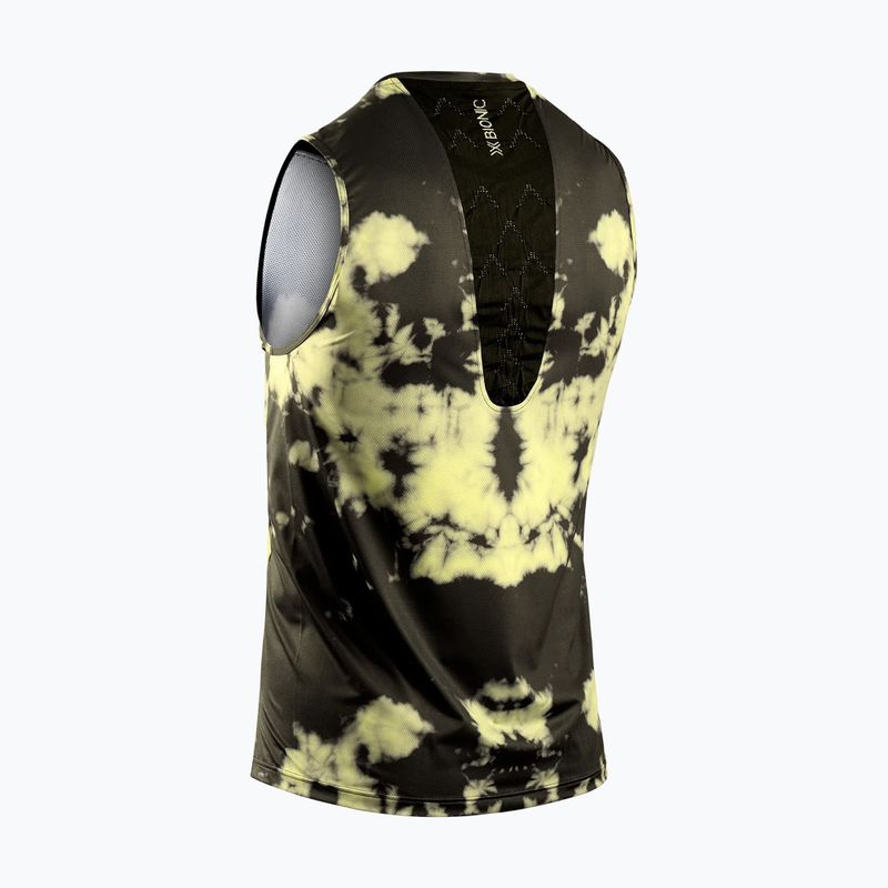 Тениска за бягане X-Bionic Corefusion Run Tank tie dye electric energy 2