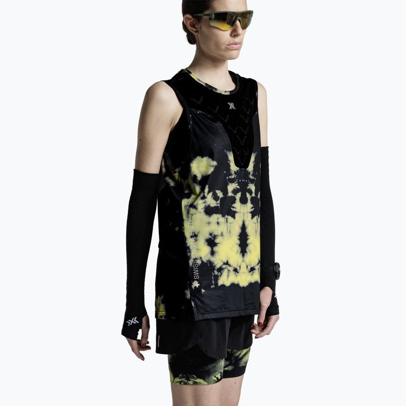 Тениска за бягане X-Bionic Corefusion Run Tank tie dye electric energy 4