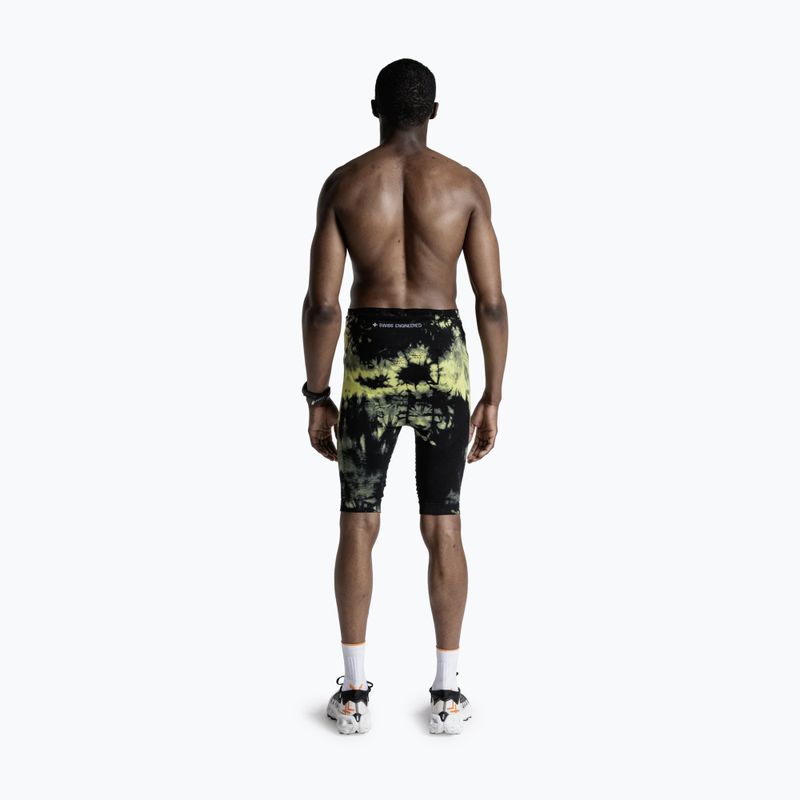 Мъжки шорти за бягане X-Bionic Efektor Tights tie dye electric energy 3