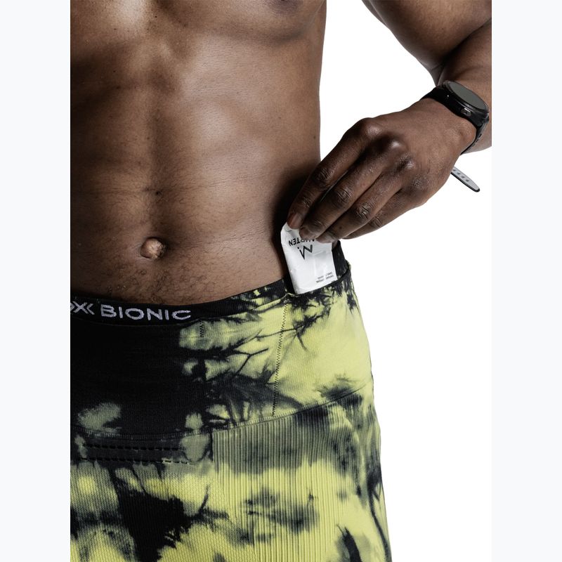 Мъжки шорти за бягане X-Bionic Efektor Tights tie dye electric energy 6