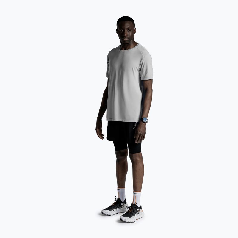 Мъжка тениска за бягане X-Bionic Xceed Run Discover seal grey 4