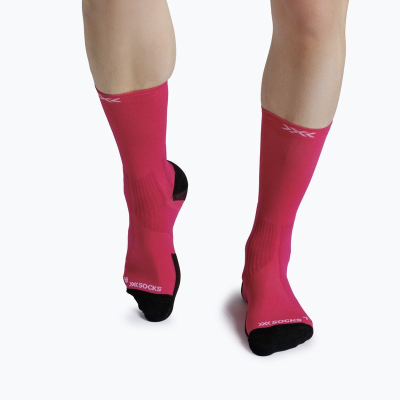 Чорапи X-Socks Run Perform Crew power purple 2