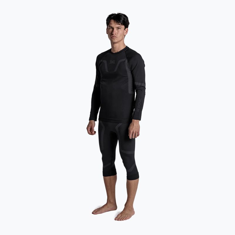 Мъжки термоактивен суитшърт X-Bionic X-Ential Baselayer LS x black 2