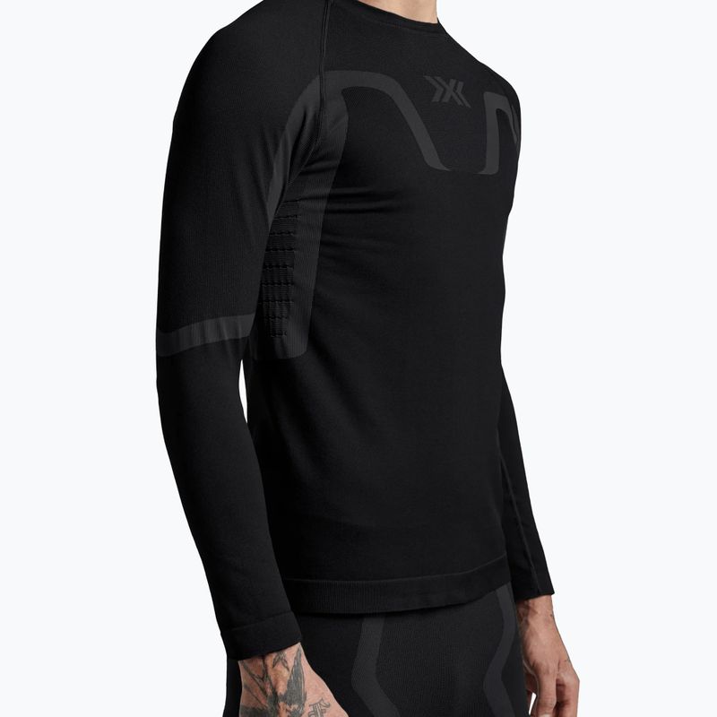 Мъжки термоактивен суитшърт X-Bionic X-Ential Baselayer LS x black 4