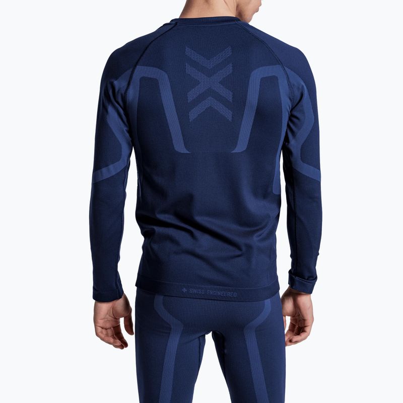 Мъжки термоактивен суитшърт X-Bionic X-Ential Baselayer LS marine 3