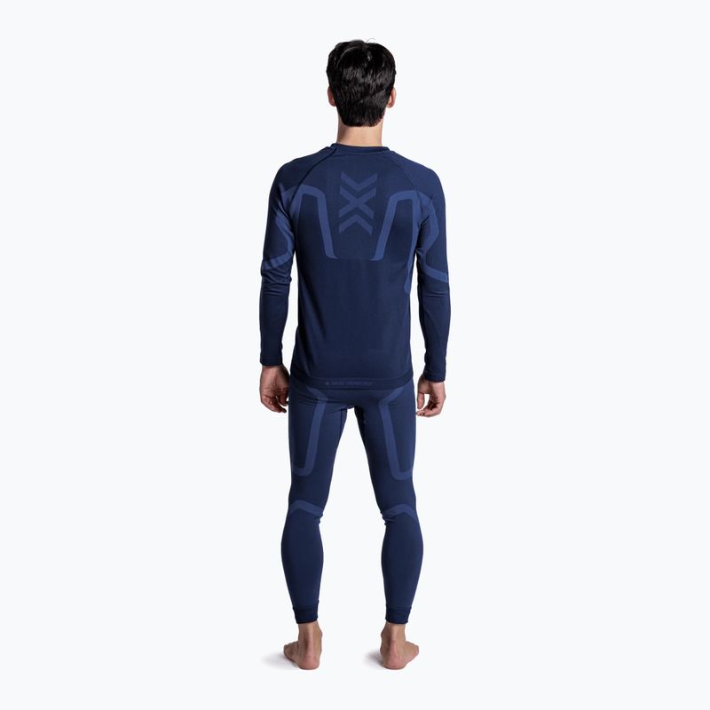 Мъжки термоактивен суитшърт X-Bionic X-Ential Baselayer LS marine 4