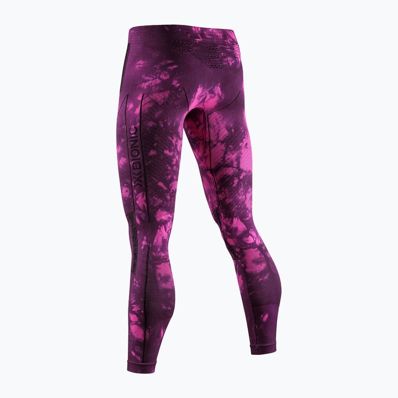 Термоактивни панталони X-Bionic Energy Accumulator Wild tiedye x black/fluo pink 7