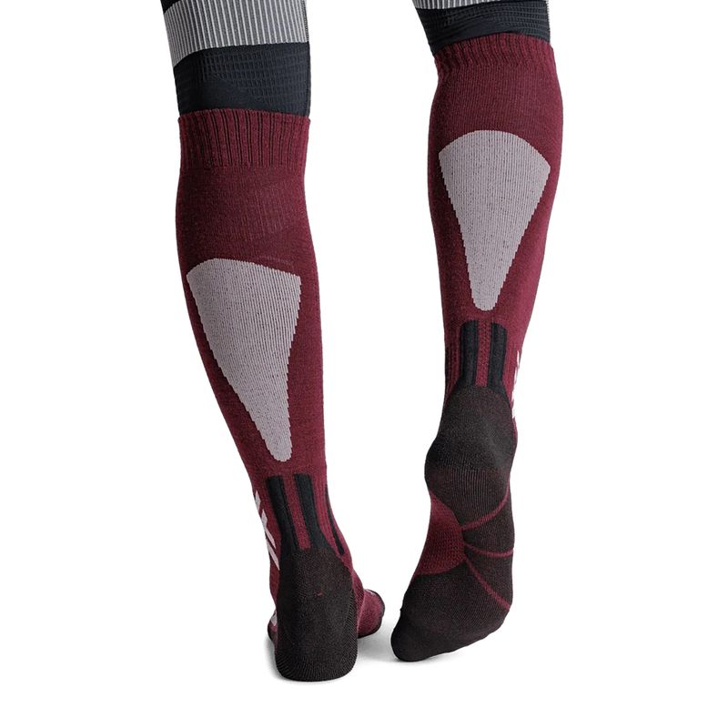 Скиорски чорапи X-Socks Ski Discover Merino Otc oxide red 3