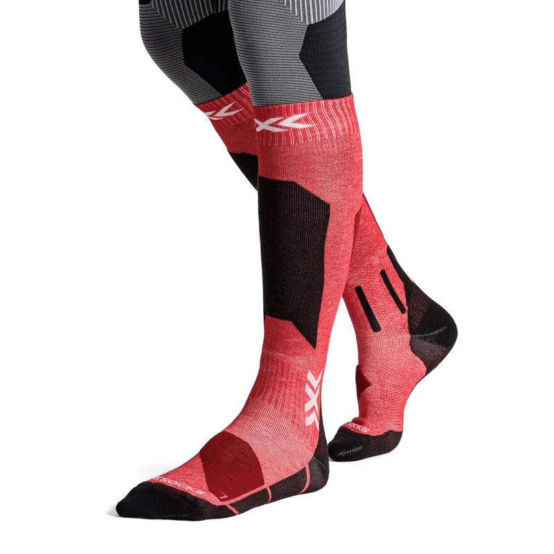 Скиорски чорапи X-Socks Ski Discover Otc hot red 4