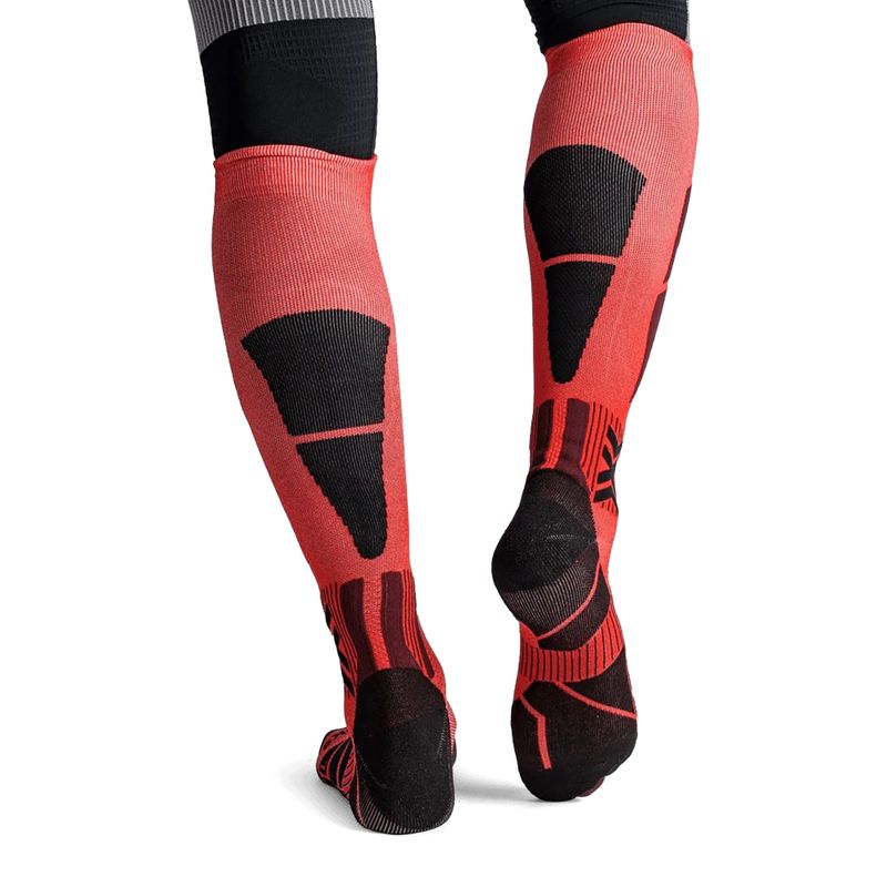 Скиорски чорапи X-Socks Ski Perform Otc hot red 3
