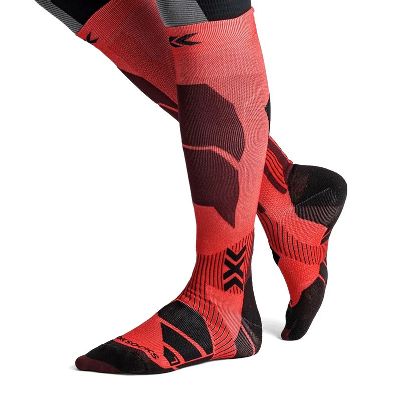 Скиорски чорапи X-Socks Ski Perform Otc hot red 4