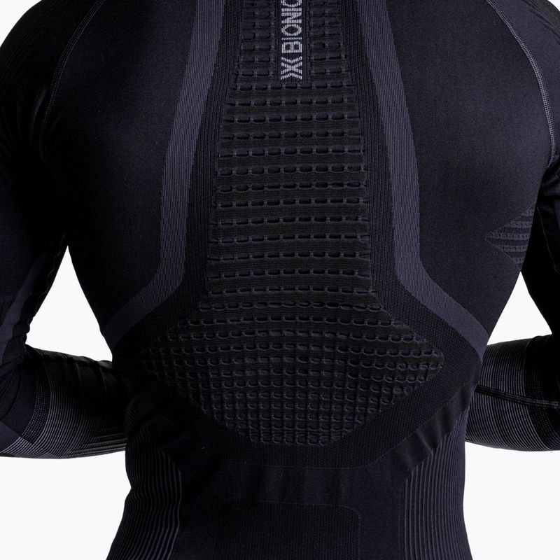 Мъжки термоактивен суитшърт X-Bionic Invent Graphics LS x black/dark grey 7