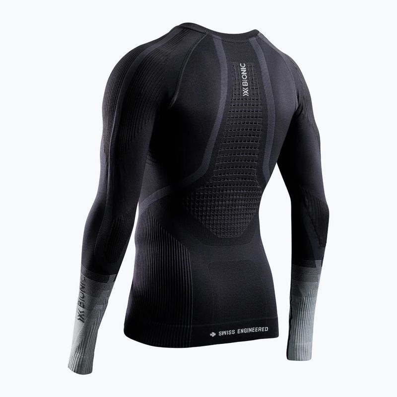 Мъжки термоактивен суитшърт X-Bionic Invent Graphics LS x black/dark grey 11