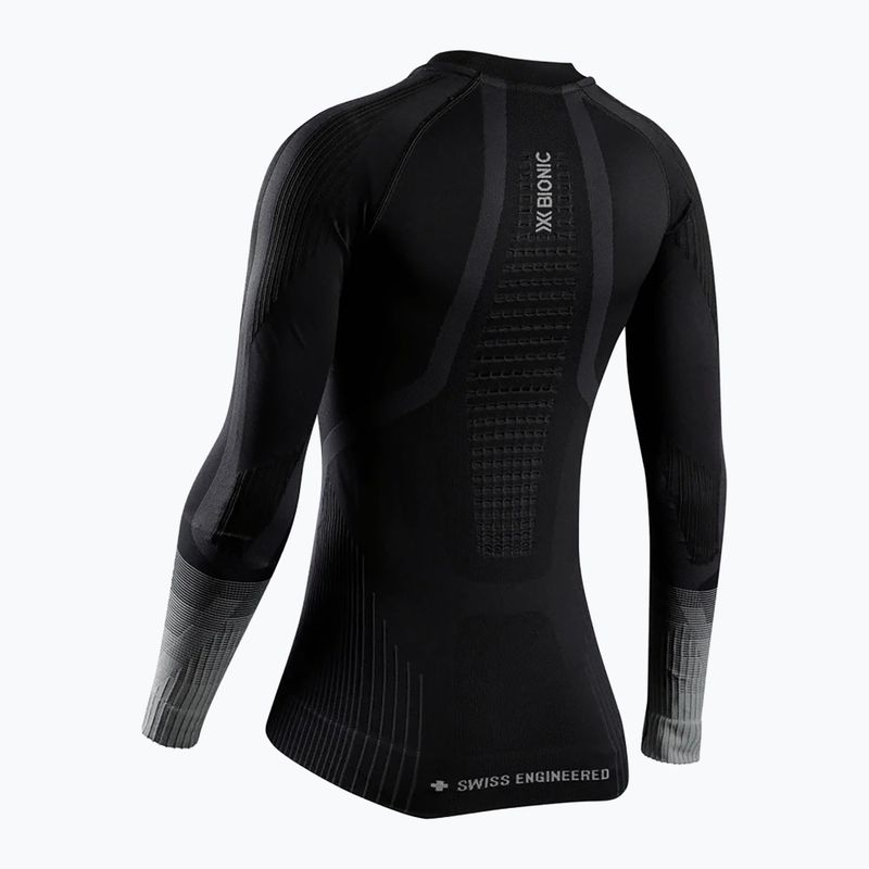Дамски термоактивен суитшърт X-Bionic Invent Graphics LS x black/dark grey 2