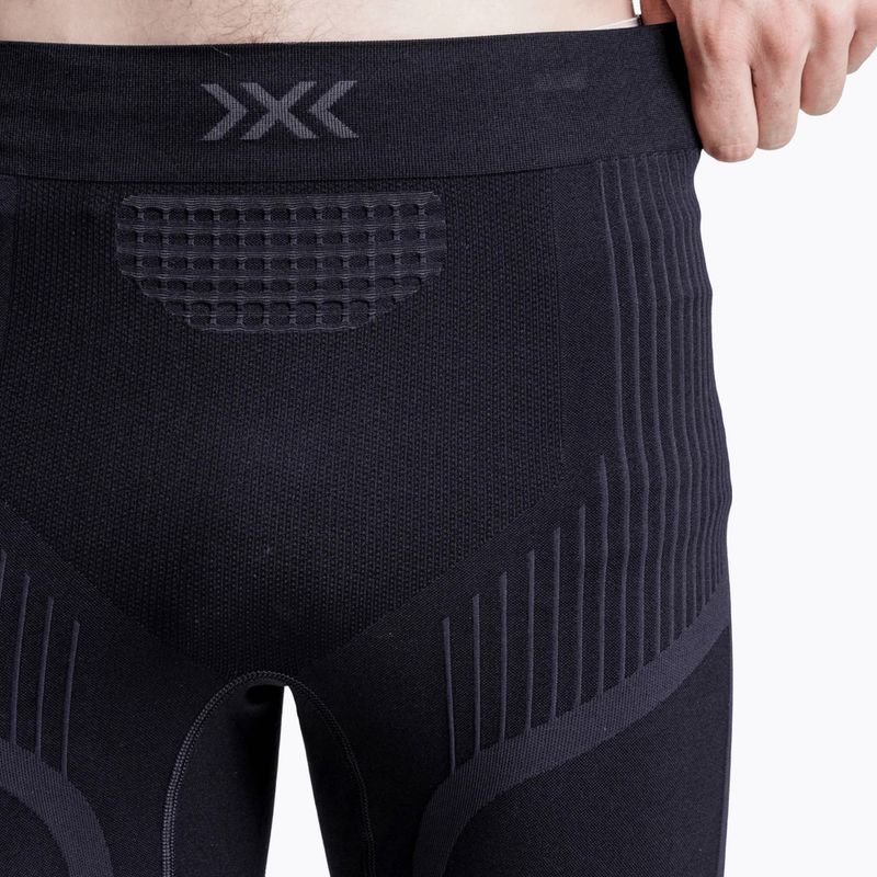 Мъжки термоактивни панталони X-Bionic Invent 3/4 x black 4
