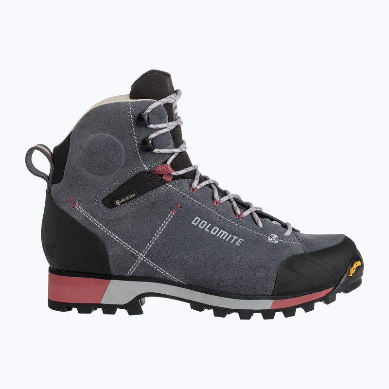 Дамски ботуши за трекинг Dolomite 54 High Fg GTX сиви 11