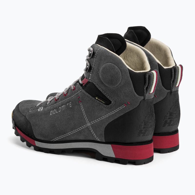 Дамски ботуши за трекинг Dolomite 54 High Fg GTX сиви 3