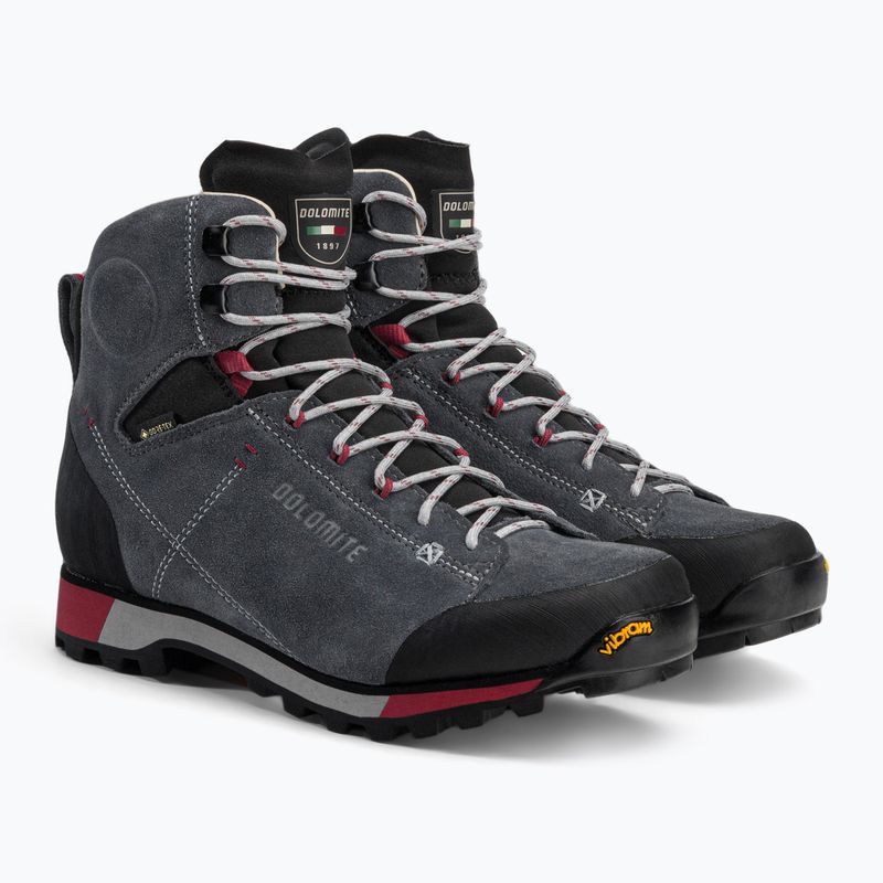 Дамски ботуши за трекинг Dolomite 54 High Fg GTX сиви 5