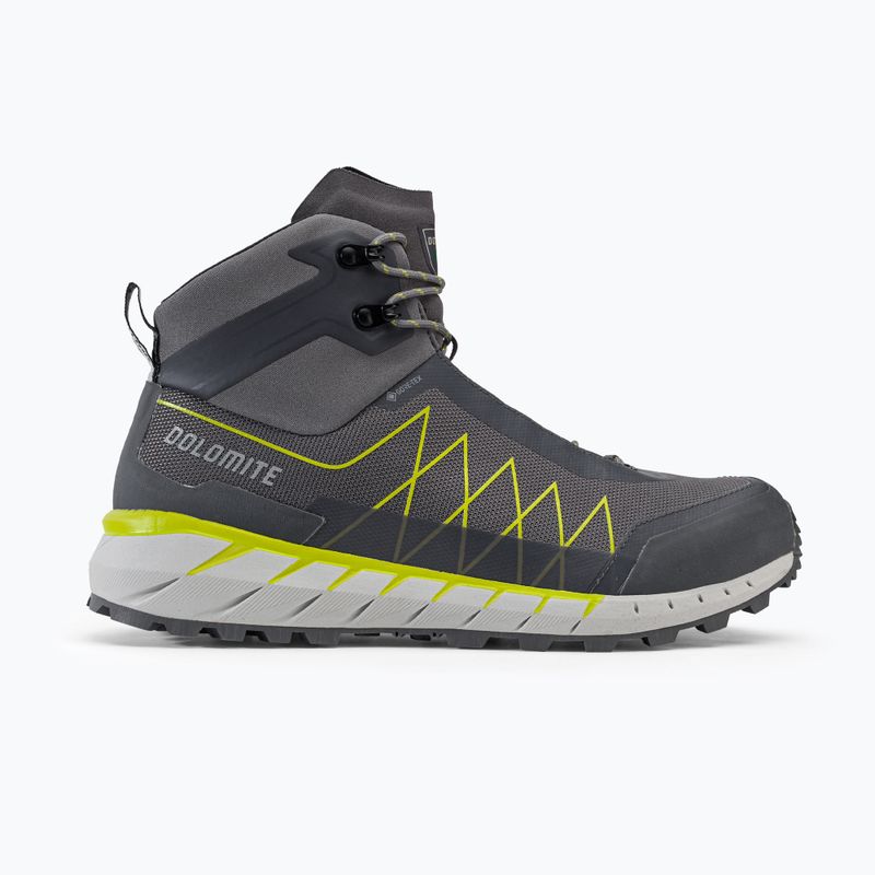 Dolomite мъжки ботуши за трекинг Croda Nera Hi GTX gunmetal grey/lime green 2