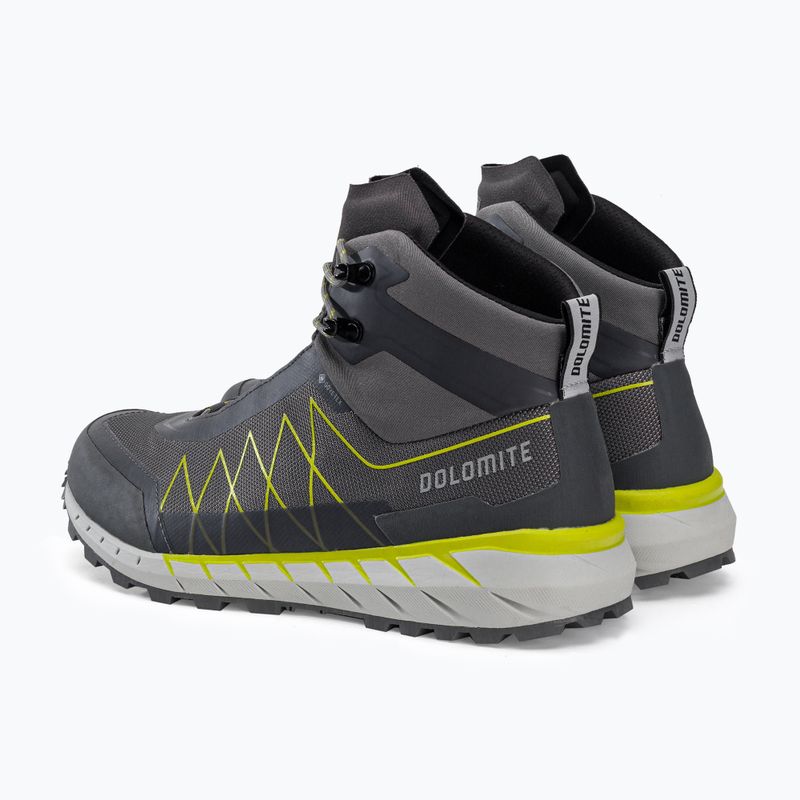 Dolomite мъжки ботуши за трекинг Croda Nera Hi GTX gunmetal grey/lime green 3