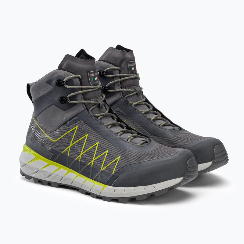 Dolomite мъжки ботуши за трекинг Croda Nera Hi GTX gunmetal grey/lime green 5