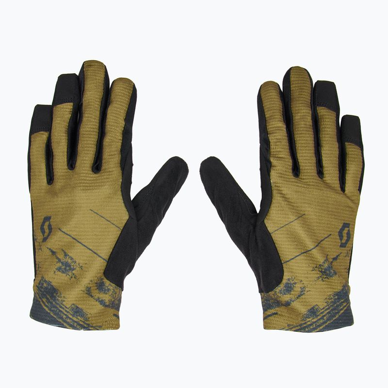 Ръкавици за колоездене SCOTT Ridance dark purple/mud green 2