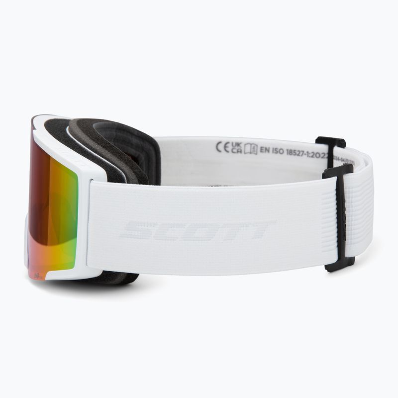 Скиорски очила SCOTT Shield mineral white/amp teal chrome 4