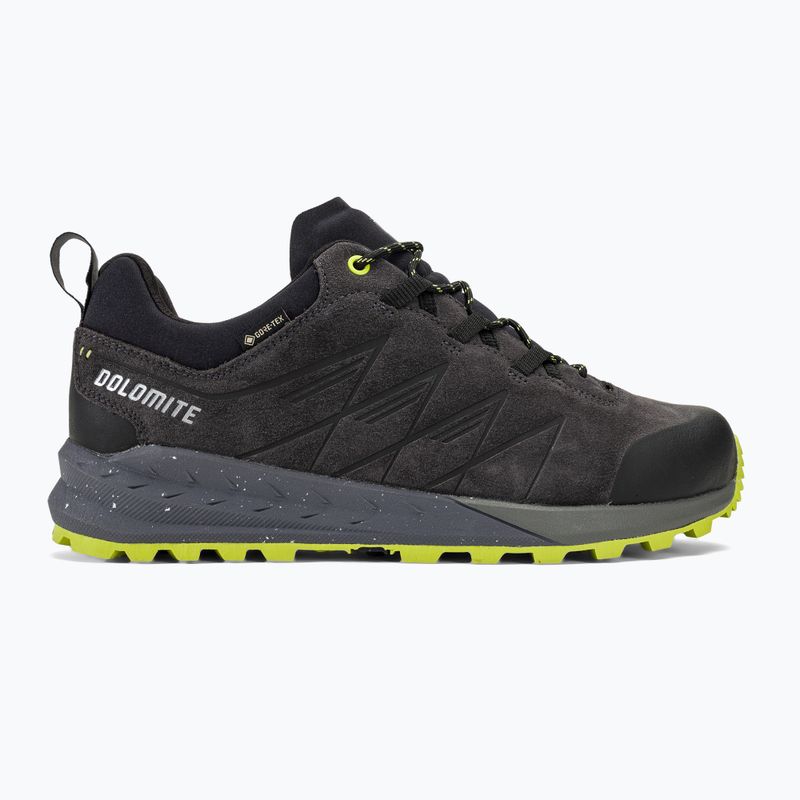 Мъжки туристически обувки Dolomite Croda Nera GTX grey/lime green 2