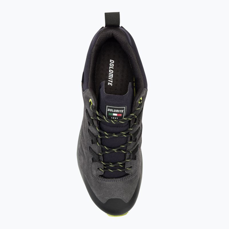 Мъжки туристически обувки Dolomite Croda Nera GTX grey/lime green 5