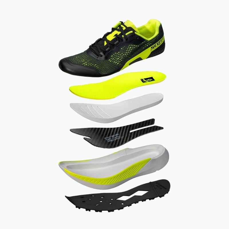 Мъжки маратонки за бягане SCOTT Ultra Carbon RC черно/жълто 7