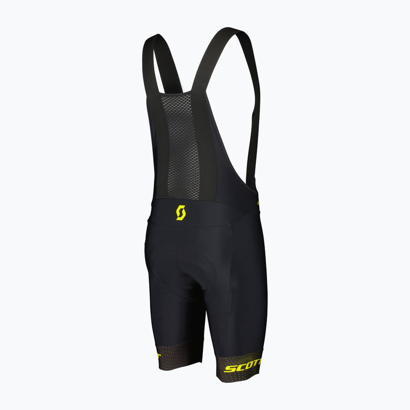 Мъжки къси панталони за колоездене SCOTT RC Pro +++ black/sulphur yellow 2