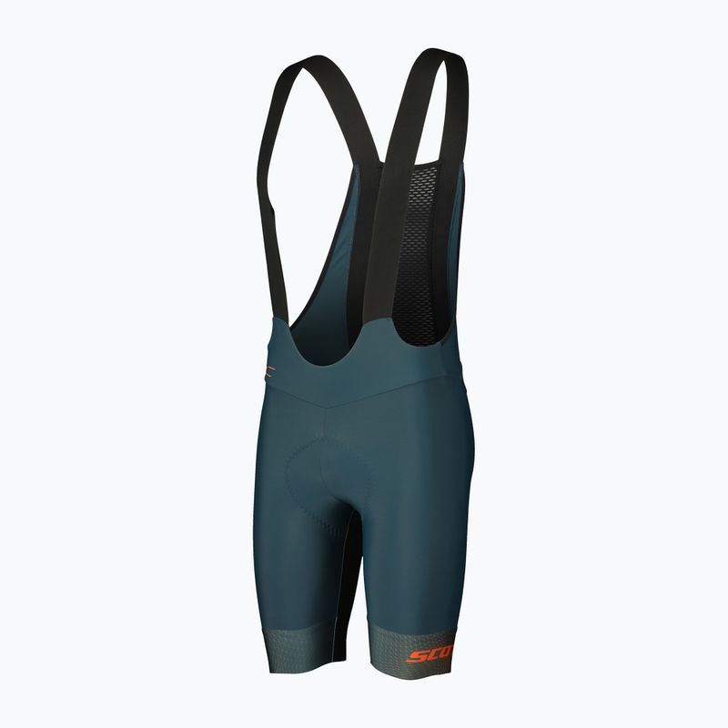 Мъжки къси панталони за колоездене SCOTT RC Pro +++ aruba green/braze orange