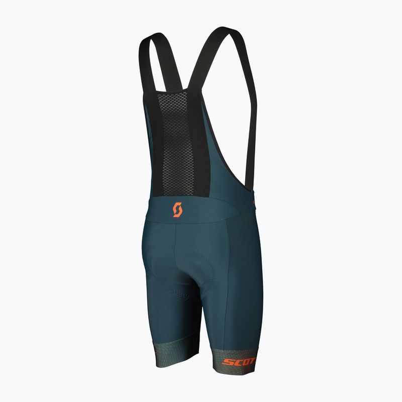 Мъжки къси панталони за колоездене SCOTT RC Pro +++ aruba green/braze orange 2