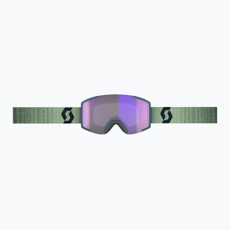 Скиорски очила SCOTT Shield LS soft green/black/light sensitive blue chrome 2