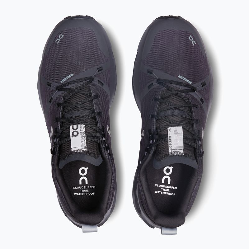 Мъжки обувки за бягане On Cloudsurfer Trail Waterproof black/eclipse 12