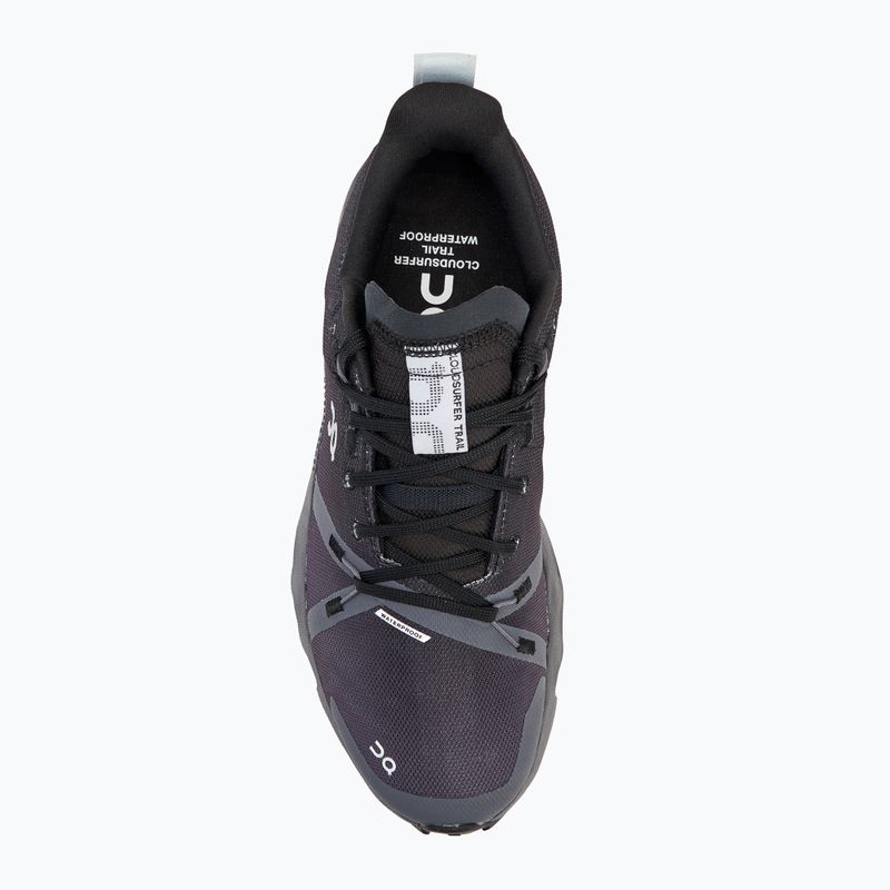 Дамски обувки за бягане On Cloudsurfer Trail Waterproof black/eclipse 5