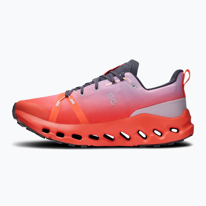 Дамски обувки за бягане On Cloudsurfer Trail Waterproof mauve/flame 10