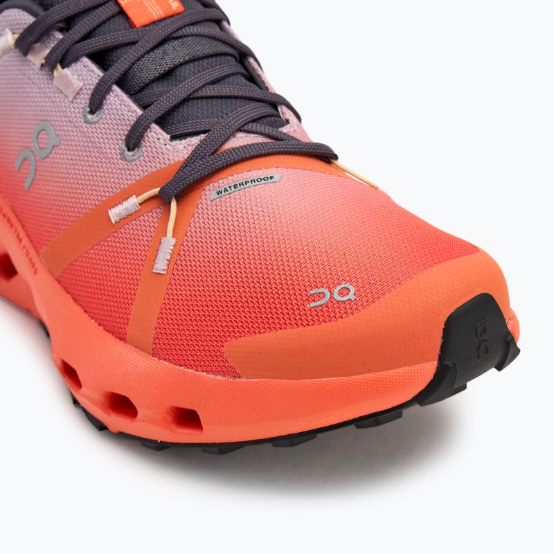 Дамски обувки за бягане On Cloudsurfer Trail Waterproof mauve/flame 7