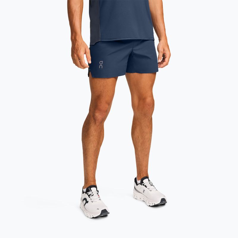 Мъжки шорти за бягане On Running 5" Lightweight denim/black