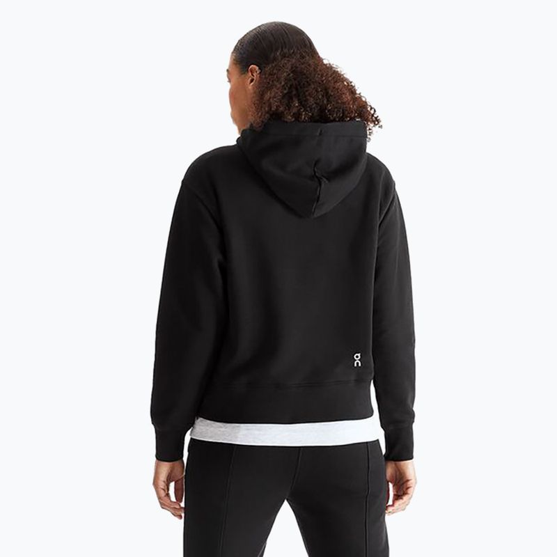 On Running Club Hoodie black за жени 2