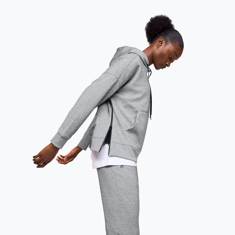 Дамска блуза с качулка On сива 5