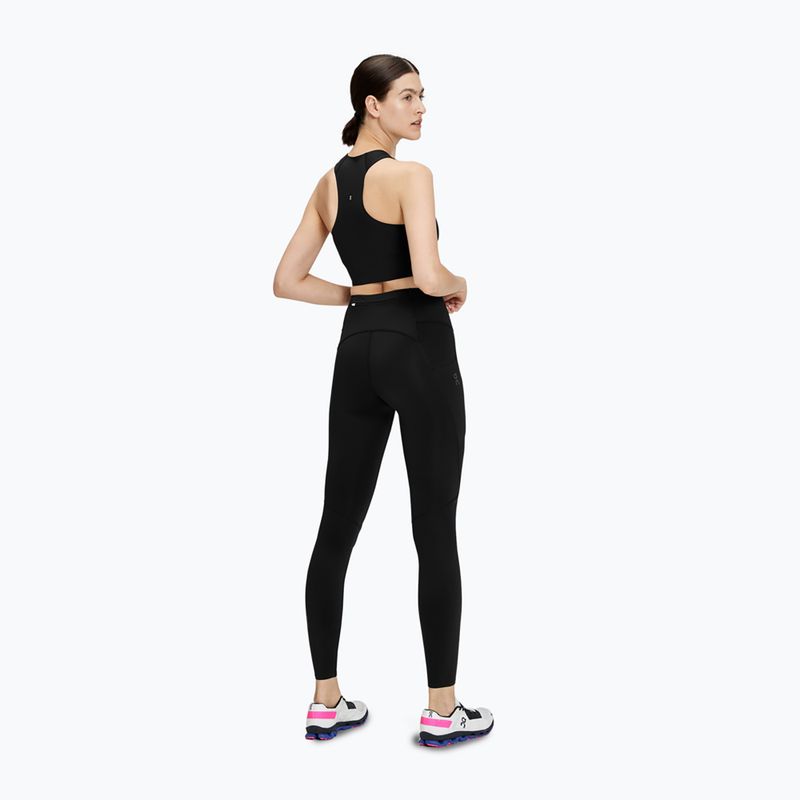 Дамски гамаши за бягане On Performance Tights black 3