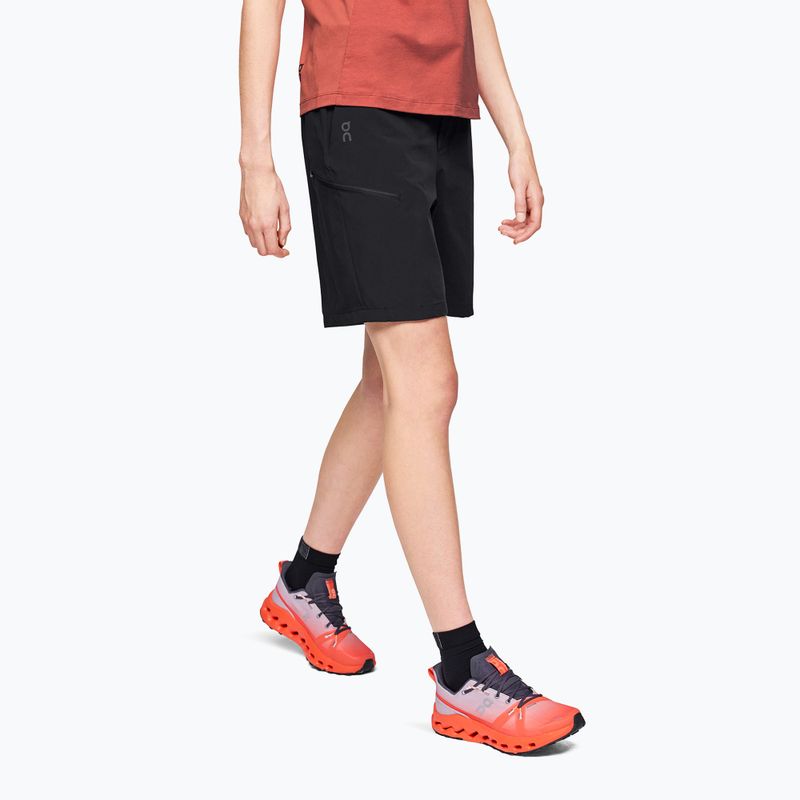 Дамски къси панталони за трекинг On Trek black