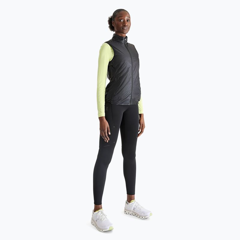 Дамски елек за бягане On Running Weather Vest black 2